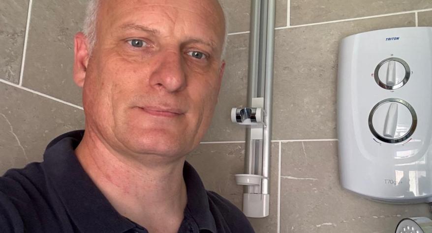 electric shower replacement in Morley