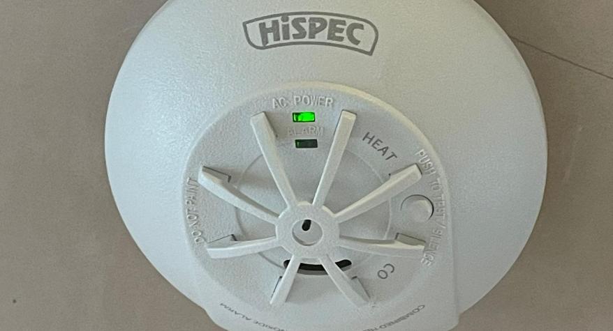 Carbon dioxide & heat detector installation in Stourton