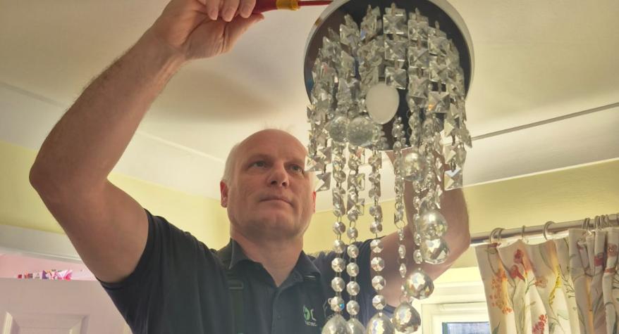 Light Fitting Install in Morley, Leeds